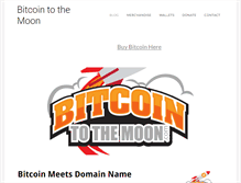 Tablet Screenshot of bitcointothemoon.com